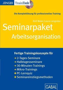 Seminarpaket Arbeitsorganisation (CD-ROM) von Meier,  Rolf