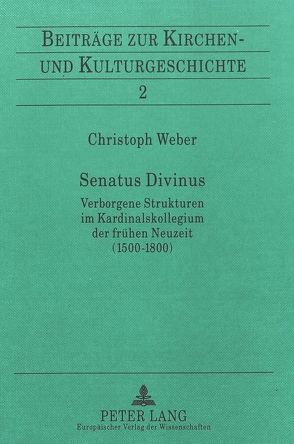 Senatus Divinus von Weber,  Christoph