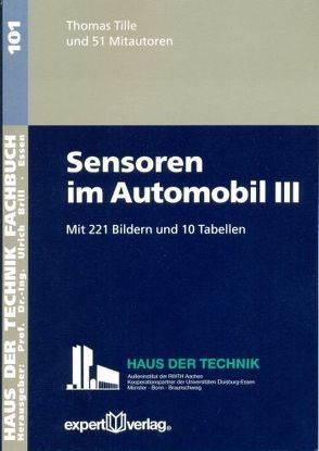 Sensoren im Automobil, III von Tille,  Thomas