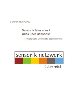 Sensorik über alles? Alles über Sensorik! von Siegmund,  Barbara