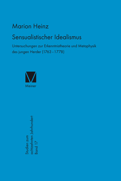 Sensualistischer Idealismus von Heinz,  Marion