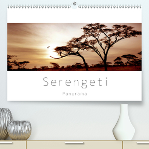 Serengeti Panorama (Premium, hochwertiger DIN A2 Wandkalender 2021, Kunstdruck in Hochglanz) von visuell photography,  studio