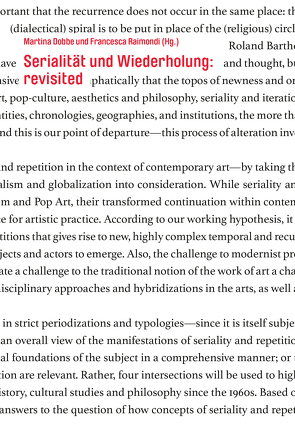 Serialität und Wiederholung von Dobbe,  Martina, Raimondi,  Francesca