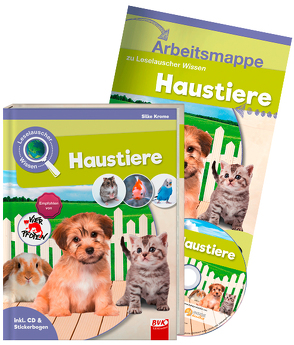 Set: Leselauscher Wissen: Haustiere (inkl. CD) von Krome,  Silke