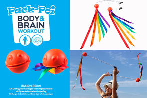 Set: Pack-Poi Buch „Body-Brain-Workout“ und Pack-Poi „Frog“ von Mögel,  Uwe