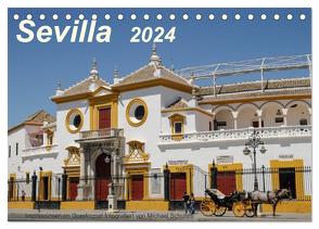 Sevilla Impressionen im Querformat 2024 (Tischkalender 2024 DIN A5 quer), CALVENDO Monatskalender von Schultes,  Michael