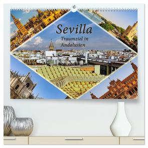 Sevilla – Traumziel in Andalusien (hochwertiger Premium Wandkalender 2024 DIN A2 quer), Kunstdruck in Hochglanz von Michalzik,  Paul