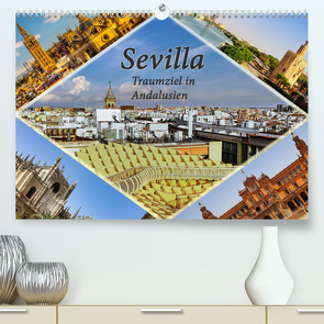 Sevilla – Traumziel in Andalusien (Premium, hochwertiger DIN A2 Wandkalender 2023, Kunstdruck in Hochglanz) von Michalzik,  Paul