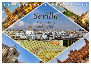 Sevilla – Traumziel in Andalusien (Tischkalender 2024 DIN A5 quer), CALVENDO Monatskalender von Michalzik,  Paul