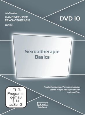 Sexualtherapie – Basics (DVD 10) von Fliegel,  Steffen, Stienen,  Hildegard, Veith,  Andreas