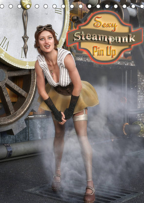 Sexy Steampunk Pin Up (Tischkalender 2022 DIN A5 hoch) von KarstenSchröder