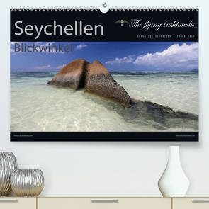 Seychellen Blickwinkel 2024 (hochwertiger Premium Wandkalender 2024 DIN A2 quer), Kunstdruck in Hochglanz von flying bushhawks,  The