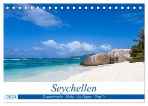 Seychellen. Sonneninseln – Mahé, La Digue, Praslin (Tischkalender 2024 DIN A5 quer), CALVENDO Monatskalender von Weber - ArtOnPicture,  Andreas