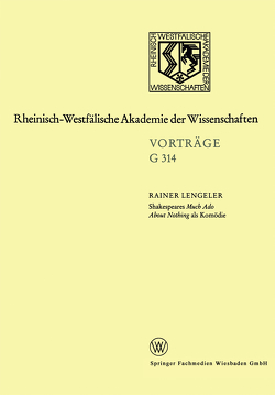 Shakespeares Much Ado About Nothing als Komödie von Lengeler,  Rainer