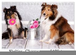 Shelties : Charmeure auf 4 Pfoten (Tischkalender 2024 DIN A5 quer), CALVENDO Monatskalender von Reiß-Seibert,  Marion