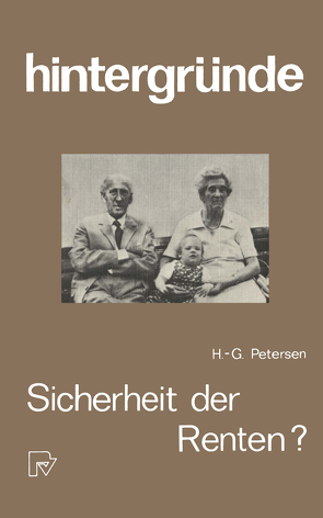 Sicherheit der Renten? von Petersen,  H.-G.