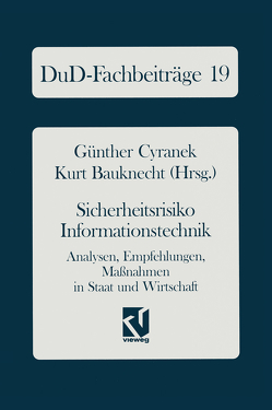 Sicherheitsrisiko Informationstechnik von Bauknecht,  Kurt, Cyranek,  Günther