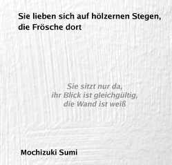 Sie lieben sich auf hölzernen Stegen, die Frösche dort von Mochizuki,  Sumi