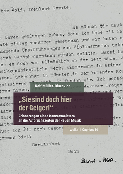 „Sie sind doch hier der Geiger!“ von Müller-Blagovich,  Rolf