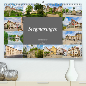 Sigmaringen Impressionen (Premium, hochwertiger DIN A2 Wandkalender 2023, Kunstdruck in Hochglanz) von Meutzner,  Dirk