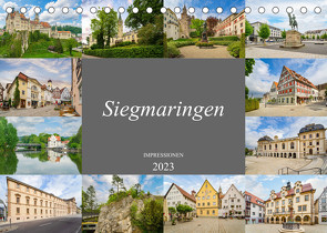 Sigmaringen Impressionen (Tischkalender 2023 DIN A5 quer) von Meutzner,  Dirk