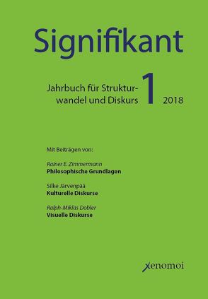 Signifikant 2018 von Dobler,  Ralph-Miklas, Järvenpää,  Silke, Zimmermann,  Rainer E.