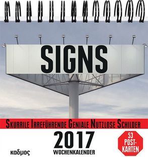 SIGNS (2017) von Burckhardt,  Wolfram