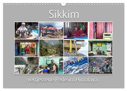 Sikkim – vergessene Perle im Himalaya (Wandkalender 2024 DIN A3 quer), CALVENDO Monatskalender von Watzingere,  Max