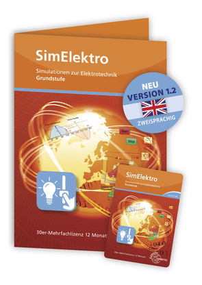 SimElektro – Grundstufe 1.2 – 30er Mehrfachlizenz Freischaltcode auf Keycard von Käppel,  Thomas, Wildenberg,  Josef T.