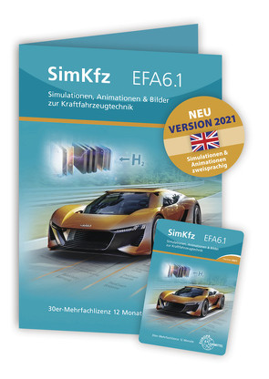 SimKfz EFA6.1 – Version 2021 – 30er-Mehrfachlizenz – Freischaltcode auf Keycard von Fischer,  Richard, Grassl,  Hans, Gscheidle,  Rolf, Gscheidle,  Tobias, Heider,  Uwe, Hohmann,  Berthold, Keil,  Wolfgang, Schlögl,  Bernd