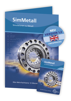 SimMetall – 1.2 – 30-er Mehrfachlizenz Freischaltcode auf Keycard von Burmester,  Jürgen, Dillinger,  Josef, Escherich,  Walter, Ignatowitz,  Eckhard, Käppel,  Thomas, Oesterle,  Stefan, Reißler,  Ludwig, Stephan,  Andreas, Vetter,  Reinhard, Wieneke,  Falko, Wildenberg,  Josef T.