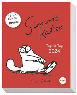 Simons Katze Tagesabreißkalender 2024 von Simon Tofield