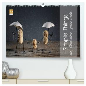 Simple Things – die Geschichten gehen weiter (hochwertiger Premium Wandkalender 2024 DIN A2 quer), Kunstdruck in Hochglanz von Schwarz,  Nailia