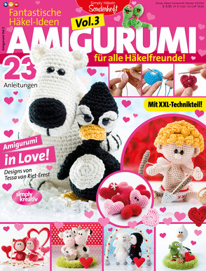 simply häkeln – Fantastische Häkel-Ideen AMIGURUMI in Love VOL. 3 von bpa media GmbH, Van Riet-Ernst,  Tessa