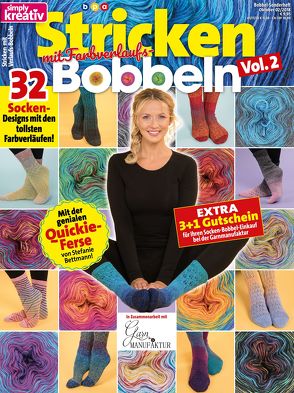 simply kreativ Stricken mit Farbverlaufs-Bobbeln Volume 2 von bpa media GmbH, Buss,  Oliver