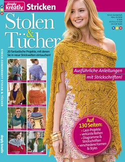 simply kreativ Stricken – Stolen & Tücher, Vol. 1 von bpa media GmbH, Buss,  Oliver