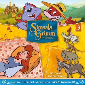 SimsalaGrimm – CD / 03: Dornröschen / Die Bremer Stadtmusikanten von Kolo,  Stefan, Kramer,  Florian, Martens,  Heiko, Sahling,  Karsten, Schnitzler,  Harry, Trommer,  Ralph, Wiesner,  David, Ziemann,  Ulla