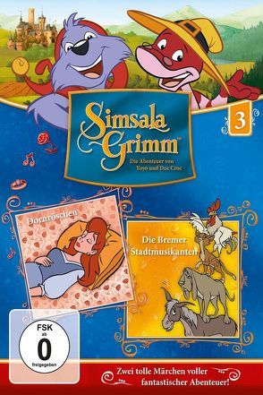 SimsalaGrimm – DVD / 03: Dornröschen / Die Bremer Stadtmusikanten von Busch,  Jens, Cosca,  Arnel, Schnitzler,  Harry, Trommer,  Ralph, u.a., Ziemann,  Ulla