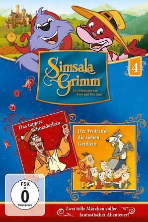 SimsalaGrimm – DVD / 04: Das tapfere Schneiderlein / Der Wolf und die sieben Geißlein von Busch,  Jens, Cosca,  Arnel, Kerremans,  Marlies, Schnitzler,  Harry, u.a., Ziemann,  Ulla