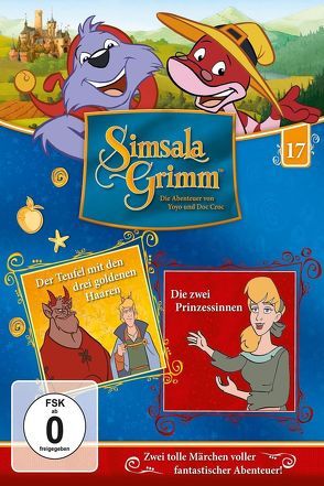 SimsalaGrimm – DVD / 17: Der Teufel mit den drei goldenen Haaren / Die zwei Prinzessinnen von Busch,  Jens, Cosca,  Arnel, Mädel,  Michael, Schnitzler,  Harry, Schröder,  Jörn, u.a.