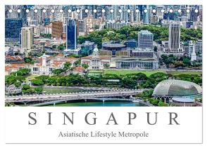 Singapur – Asiatische Lifestyle Metropole (Tischkalender 2024 DIN A5 quer), CALVENDO Monatskalender von Meyer,  Dieter