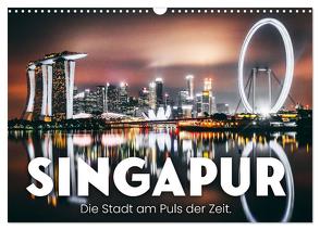 Singapur – Die Stadt am Puls der Zeit. (Wandkalender 2024 DIN A3 quer), CALVENDO Monatskalender von SF,  SF