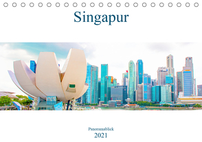 Singapur – Panoramablick (Tischkalender 2021 DIN A5 quer) von Schwarze,  Nina