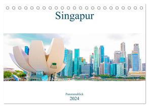 Singapur – Panoramablick (Tischkalender 2024 DIN A5 quer), CALVENDO Monatskalender von Schwarze,  Nina