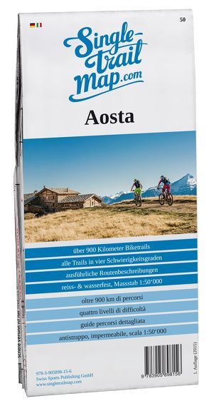 Singletrail Map 050 Aosta von Giger,  Thomas