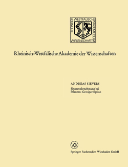 Sinneswahrnehmung bei Pflanzen: Graviperzeption von Sievers,  Andreas