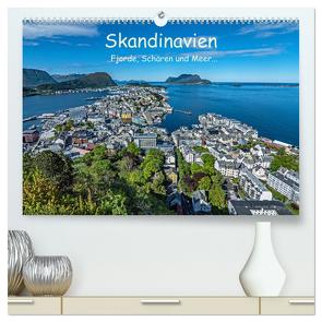 Skandinavien – Fjorde, Schären und Meer… (hochwertiger Premium Wandkalender 2024 DIN A2 quer), Kunstdruck in Hochglanz von Ferrari,  Sascha