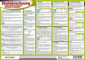 Skatabrechnung von Schulze,  Michael