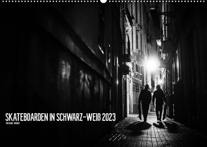 Skateboarden in Schwarz-Weiß (Wandkalender 2023 DIN A2 quer) von Wagner,  Daniel