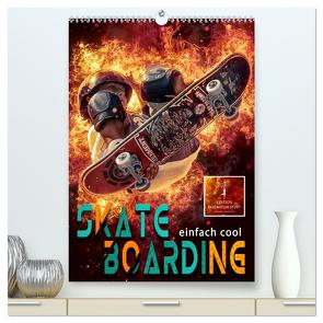 Skateboarding – einfach cool (hochwertiger Premium Wandkalender 2024 DIN A2 hoch), Kunstdruck in Hochglanz von Roder,  Peter